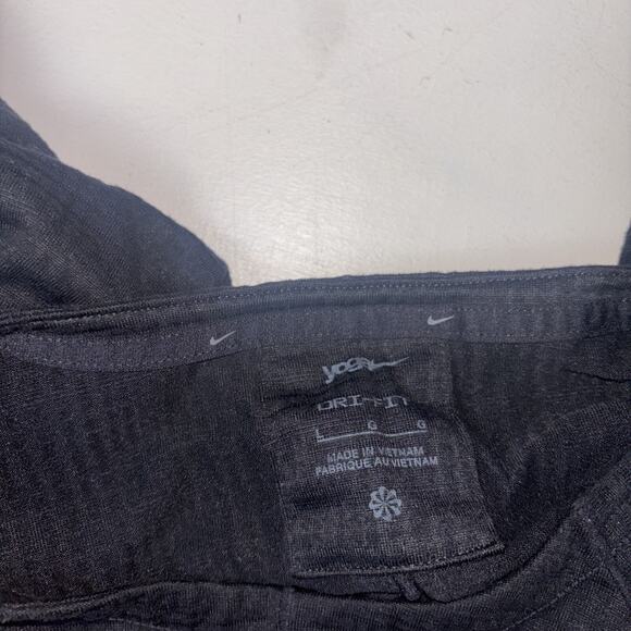 Yoga Nike Women’s Relax Black Longsleeve Top Sz L - Picture 6 of 8